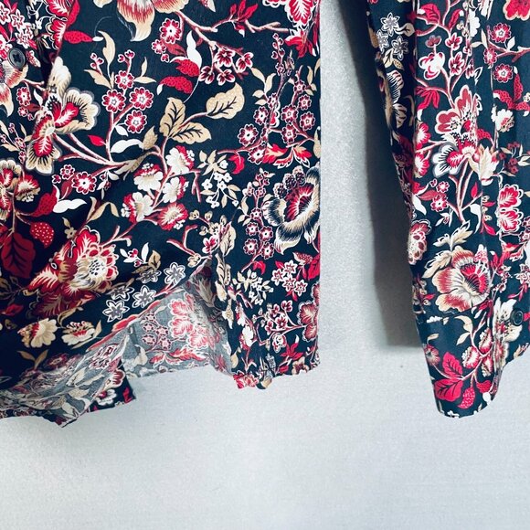 Foxcroft Shirt Womens 16 Pink Cotton Non-Wrinkle Button Up Blouse - Picture 3 of 12